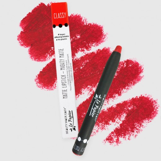 Le Papier - Mighty Matte Lipstick - Charizmatický rúž na pery CLASSY